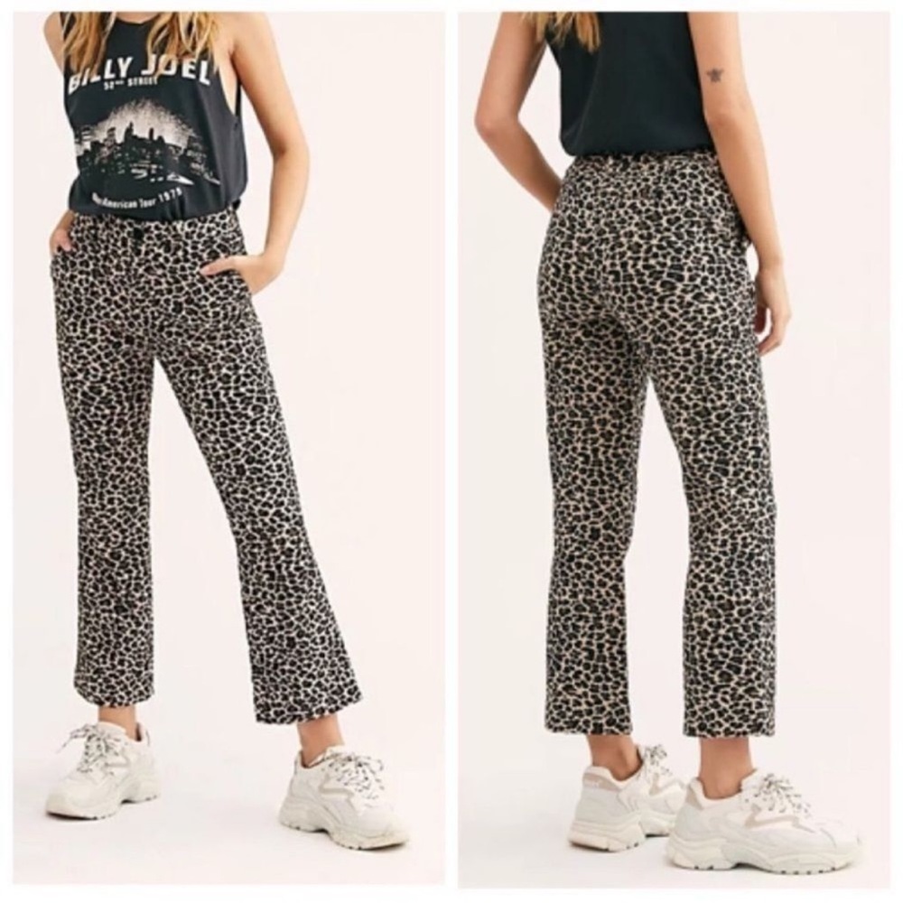Zadig & Voltaire Polis Jac Leo Pants. Leopard Print.  Size 38 France/Medium/8 US - Picture 2 of 14